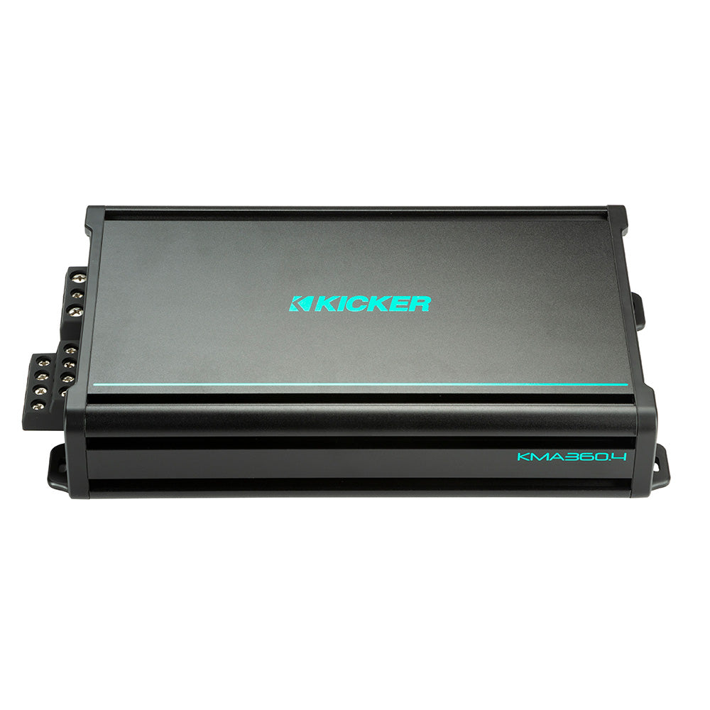 KICKER KMA3604 4 x 90W 4Channel WeatherResistant FullRange Amplifier 48KMA3604